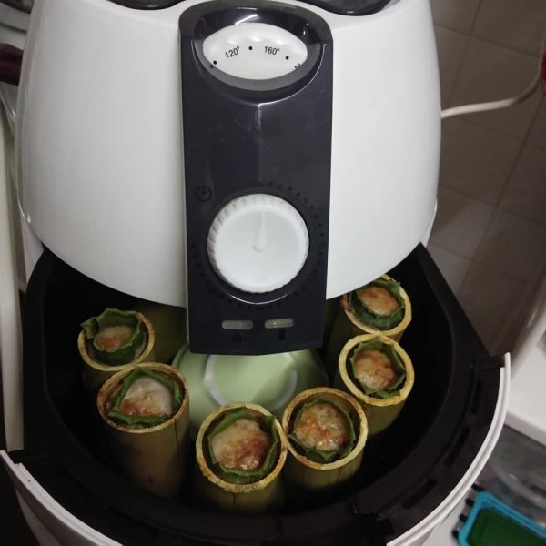 Cara Buat Lemang Guna Air Fryer Rasanya Tetap Asli Walaupun Moden