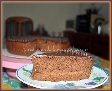 Baked Chocolate Cheesecake Kek Keju Coklat Bakar Myresipi