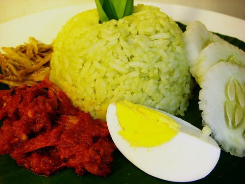 Nasi Lemak Hijau Seroi Dan Senang Myresipi