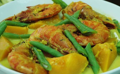 Udang Masak Lemak Cili Api Bersama Kacang Panjang Myresipi