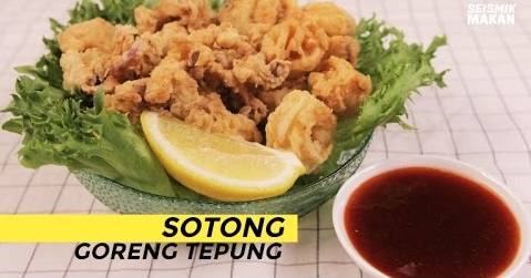 Sotong Goreng Celup Tepung Myresipi
