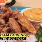 Kulit Ayam Goreng & Sos Salted Egg Yolk