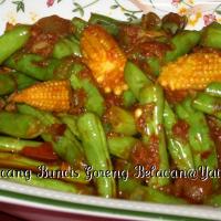 Kacang Buncis Goreng Belacan Myresipi