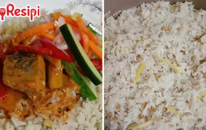 nasi dagang guna rice cooker