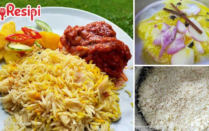 resepi nasi minyak simple