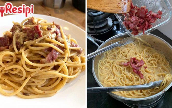 resipi spaghetti carbonara original