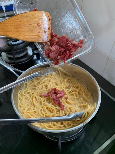 resipi spaghetti carbonara original 