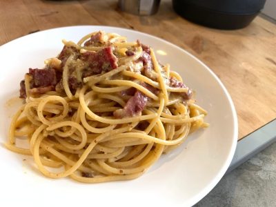 resipi spaghetti carbonara original 