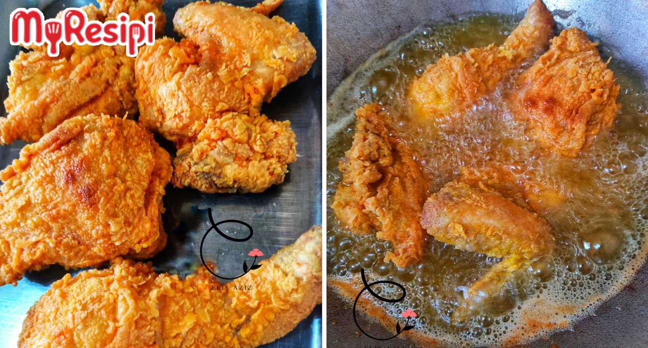 Resipi Ayam Goreng Guna Tepung Homemade Yang Rangup Ini Cara Membuatnya Myresipi