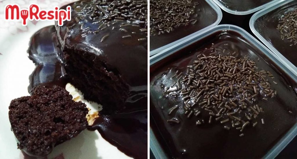 resipi kek coklat moist