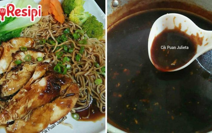 cara masak mee kicap