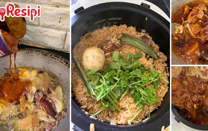 nasi beriani guna tin
