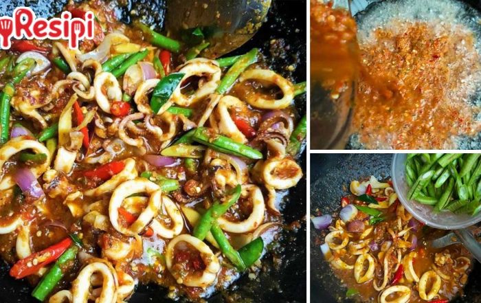 resipi sotong phat phet