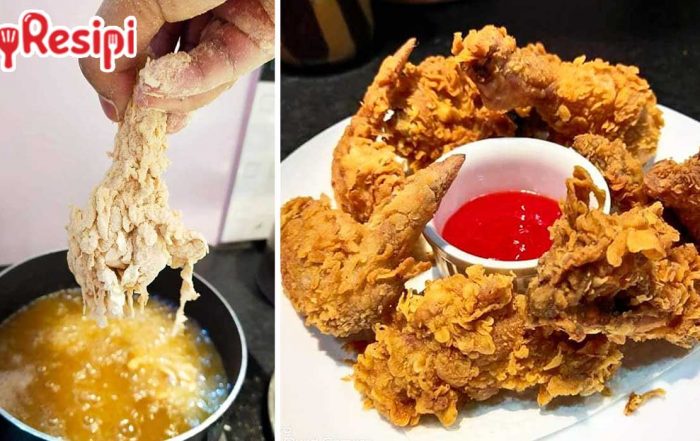ayam goreng jadi berkerinting