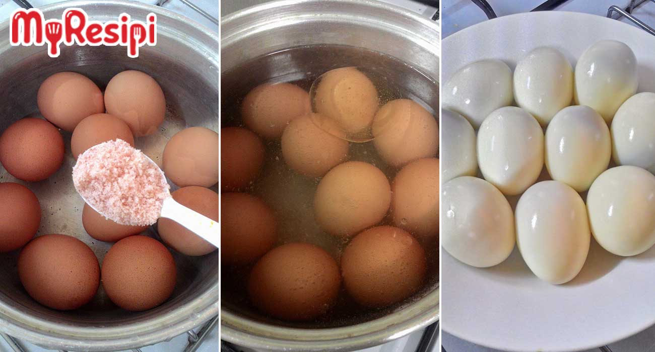 Petua Rebus Telur Supaya Mudah Untuk Dikupas & Cantik Tanpa Cacat Cela