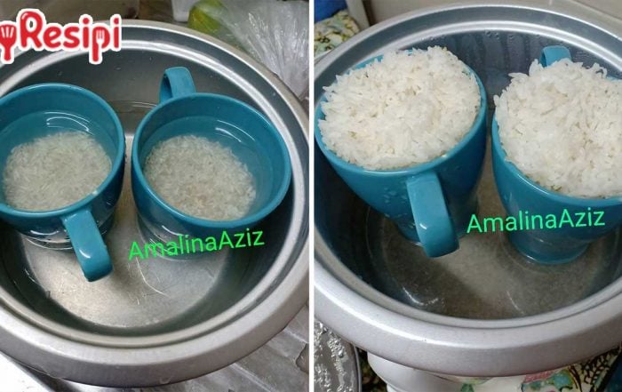 nasi untuk sorang makan