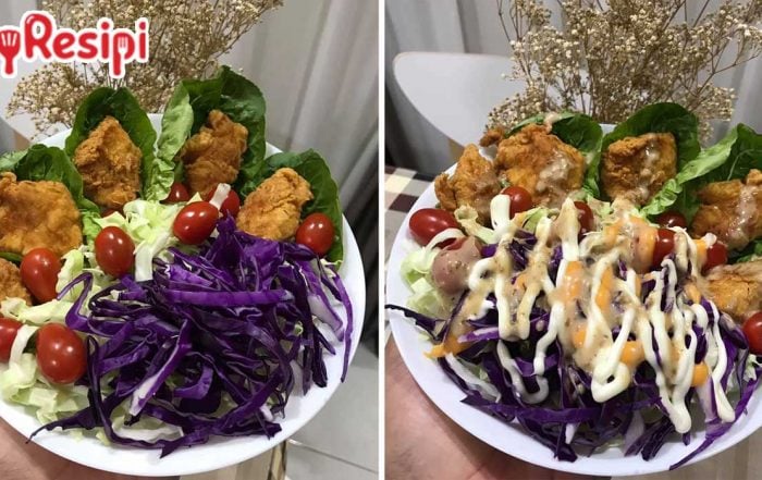 salad ayam rangup