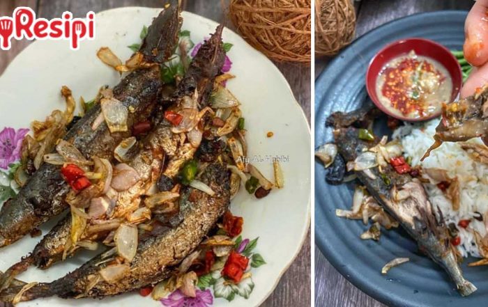ikan rebus goreng