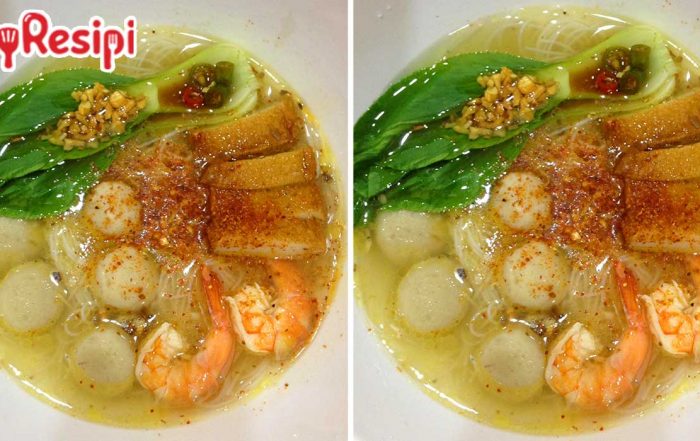 bihun sup chinese style