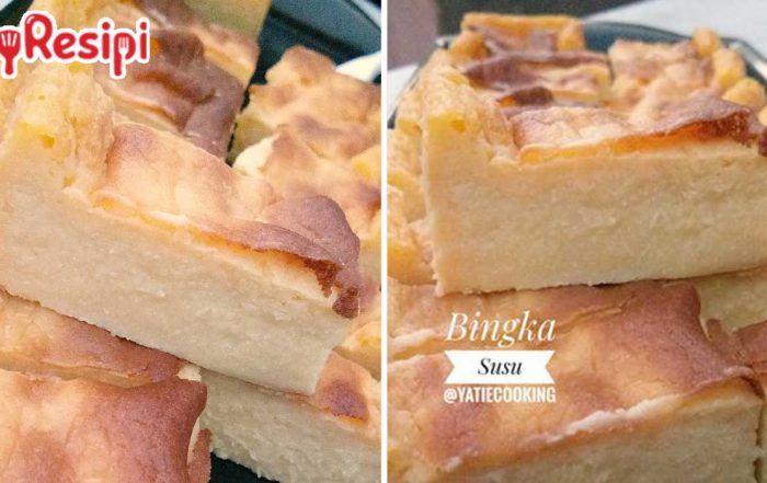resipi bingka susu