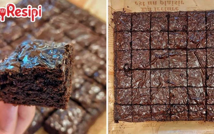 resipi brownies paling mudah