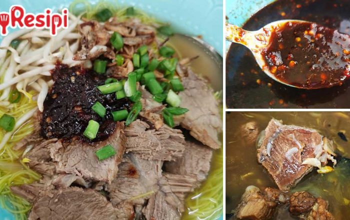 bihun sup tumis darat