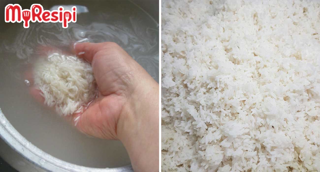 cara masak nasi putih