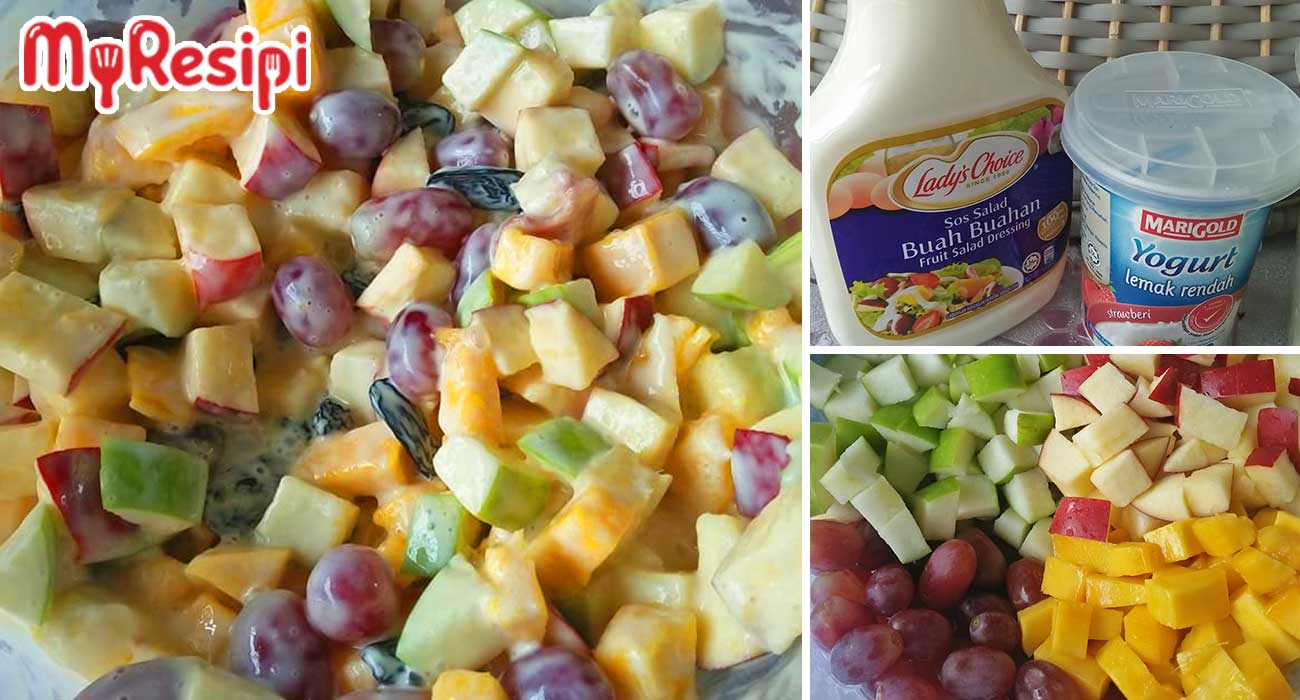 resipi salad buah