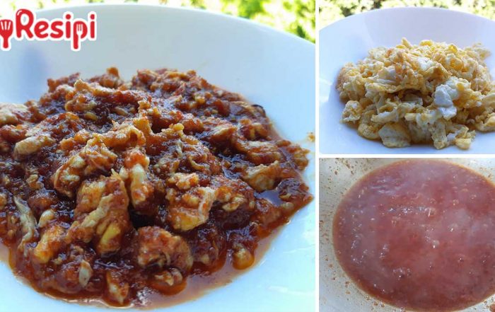 sambal telur hancur