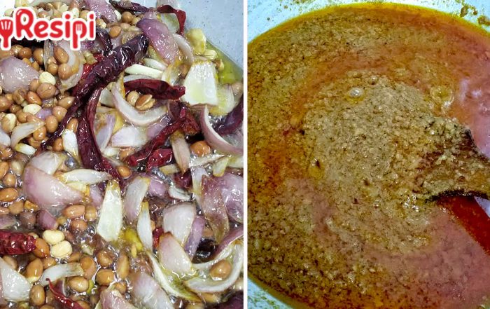 kuah kacang paling mudah