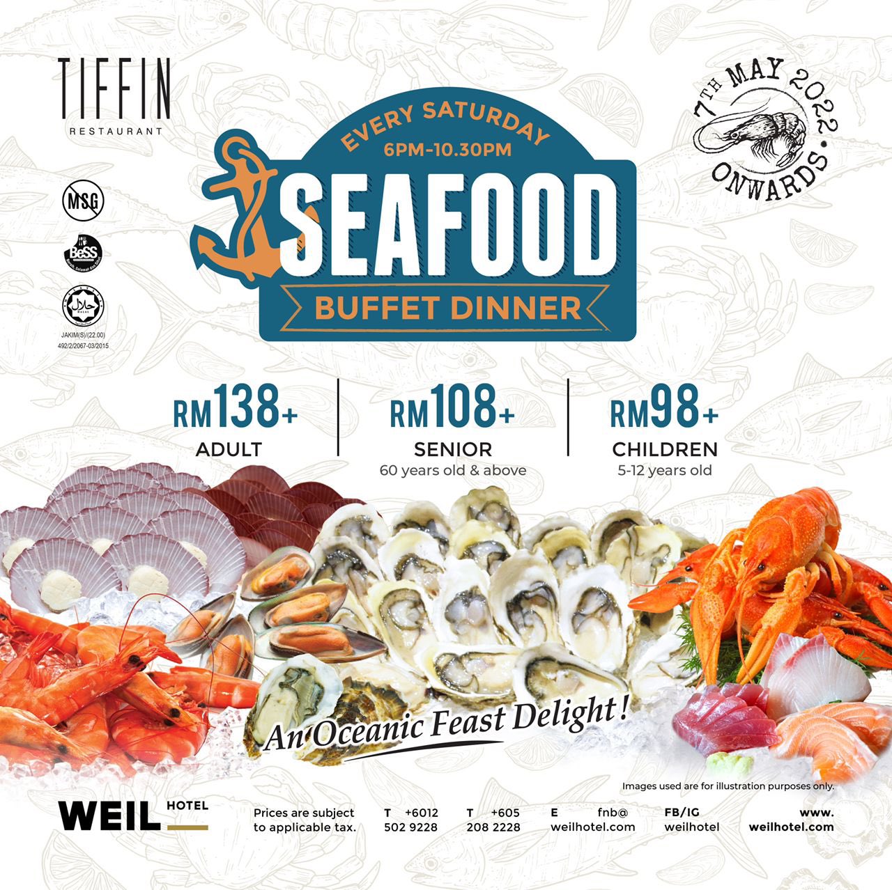 Viral Seafood Buffet Dinner Di Weil Hotel Ipoh - Memang Berbaloi 