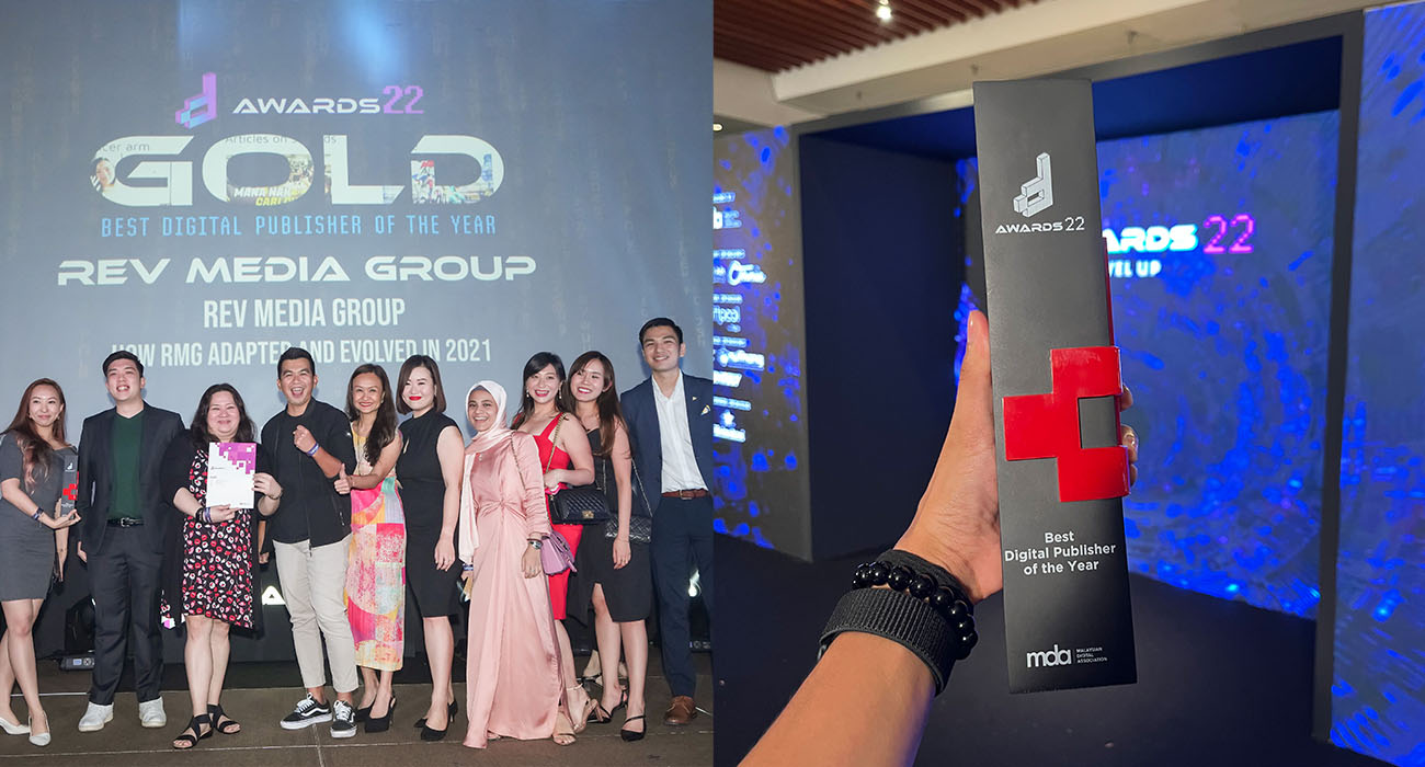 Rev Media Group Kekal Unggul, Menang Penerbit Digital Terbaik Buat Kali Ketiga Berturut-Turut