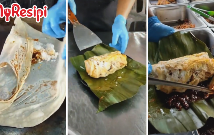 nasi lemak wrap