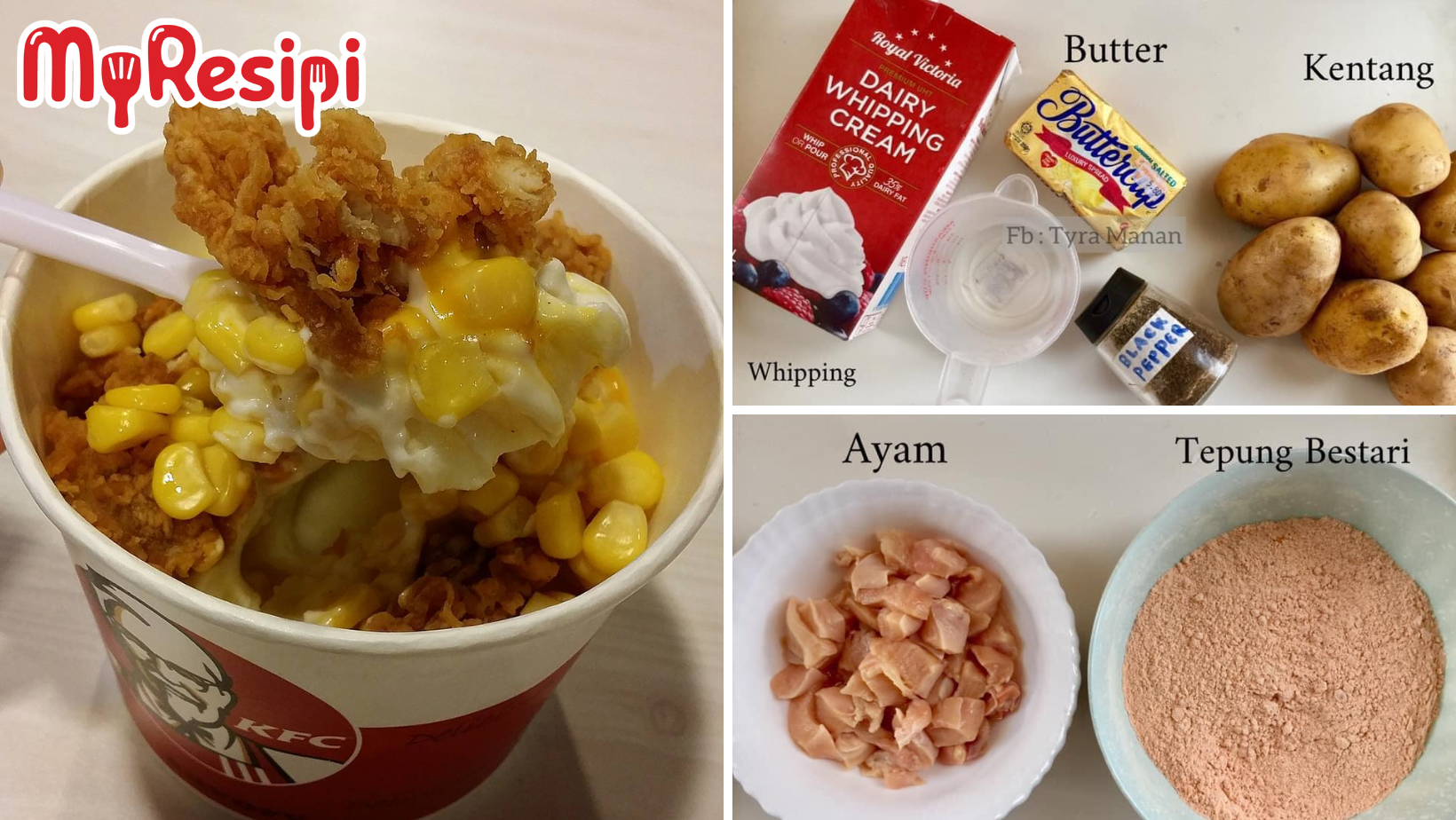 Resepi Loaded Potato Bowl Ala Kfc Lagi Puas Dapat Makan Banyak Myresipi 