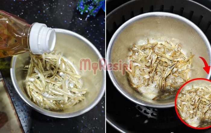 menggoreng guna air fryer