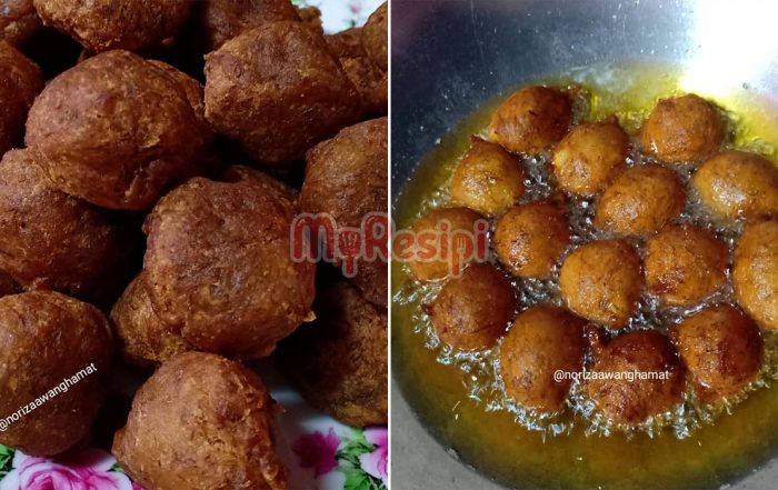 cekodok pisang rangup