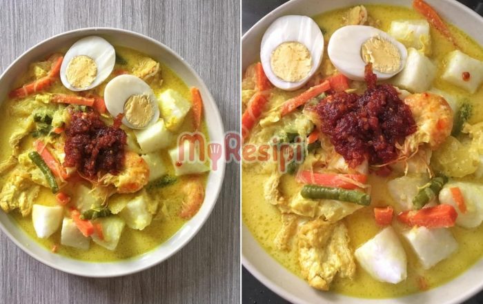 lontong yang sedap