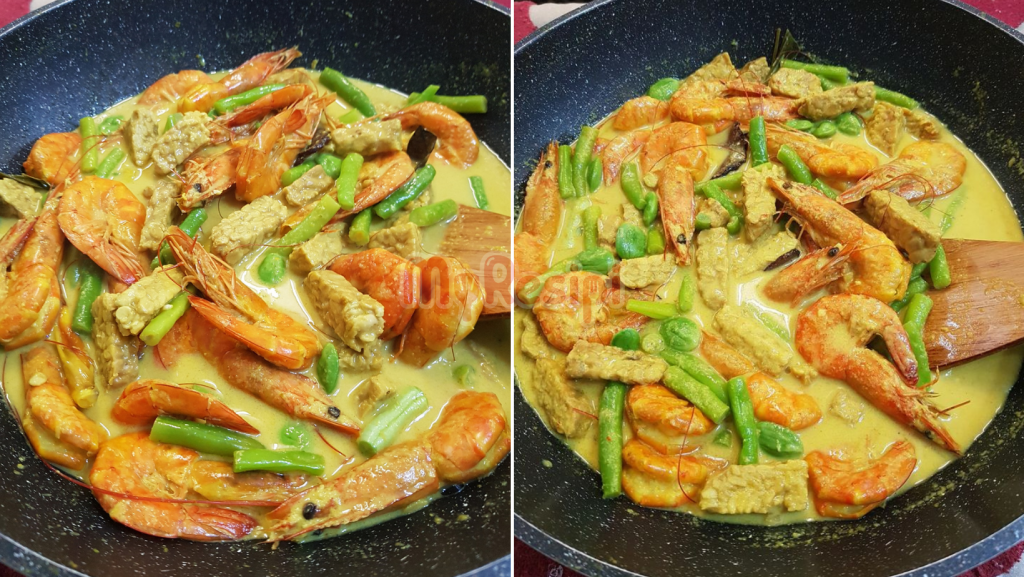 Gulai Udang Dengan Tempe Dan Buncis Mudah Dan Sedap Myresipi 3730