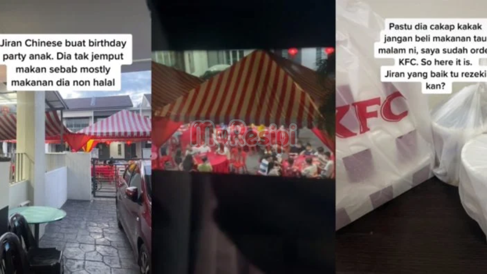 Tak Jemput Sebab Makanan Tak Halal, Jiran Cina Siap ‘Order’ KFC Sebagai Ganti