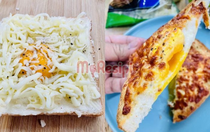 cheesy egg toast