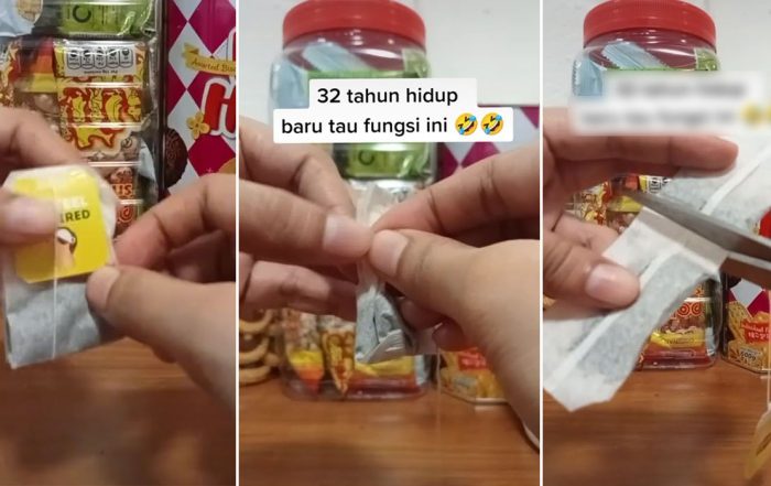 uncang teh potong dua