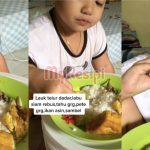 ‘Terliur Tengok’- Netizen Terhibur Lihat Anak Kecil Ini Makan, Macam Orang Dewasa!