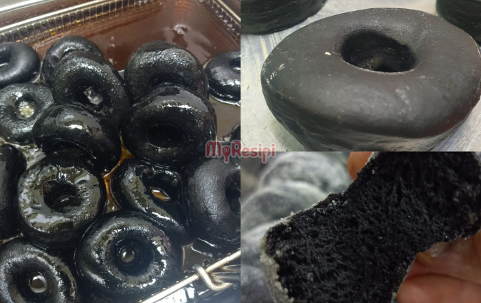 donut hitam