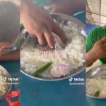 Bangla Makan Nasi Lauk Bawang & Cili Raih Perhatian Netizen, Rupanya Ini Sebabnya..