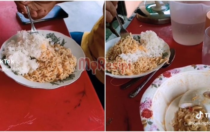 nasi dengan maggi