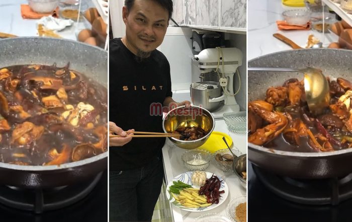 ayam masak kicap cendawan