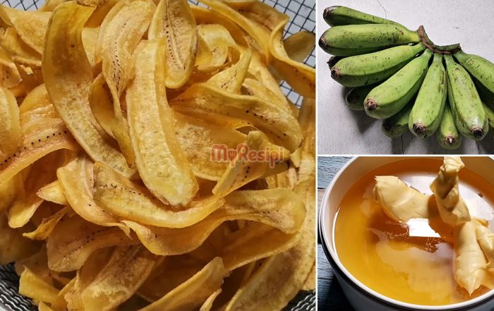kerepek pisang mudah