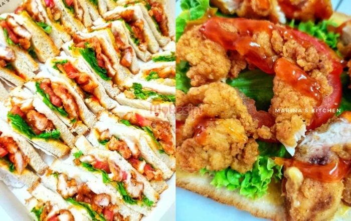 sandwich chicken crispy