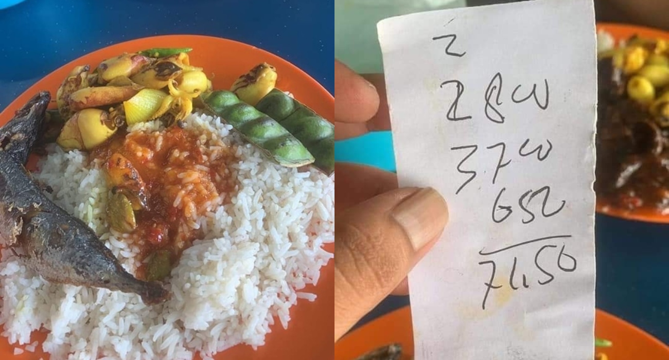 Lelaki Terkejut Makan Tengahari Cecah RM70 Untuk Dua Orang