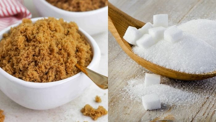 gula perang dan gula putih